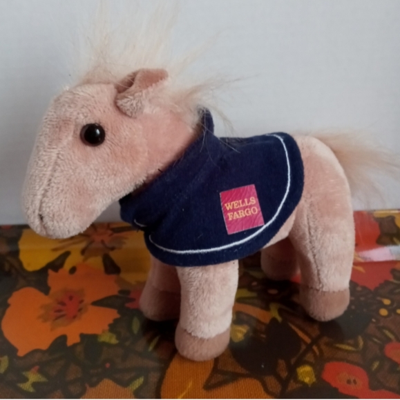 VINTAGE WELLS FARGO PLUSH HORSE